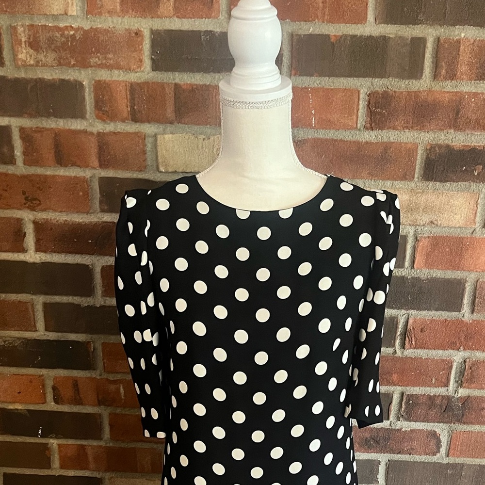 Polka Dot Vince Camuto Cocktail Dress 🍾